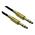 Cables Direct 3m 6.35mm Male to Male Audio Cable - Gold Connector