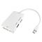 Cables Direct 15cm Mini Display Port - HDMI+DVI+VGA White Adapter