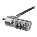 StarTech.com Laptop Cable Lock, Swivel Hinge - 4-Digit Combination Lock