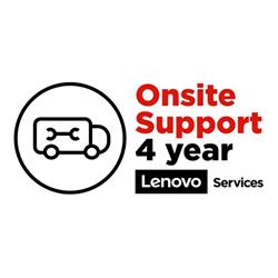 Lenovo Onsite Upgrade - extended service agreement - 4 years - on-site