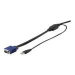 StarTech.com 15 ft. (4.6 m) USB KVM Cable for Rackmount Consoles