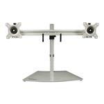 StarTech.com Dual-Monitor Stand - Horizontal - For up to 24" Monitors - S
