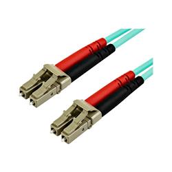 StarTech.com 15m OM4 LC-LC Multimode Duplex Fiber Optic Patch Cable Aqua