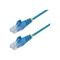 StarTech.com 2m CAT6 Cable - Blue Slim CAT6 Patch Cable - Snagless RJ45