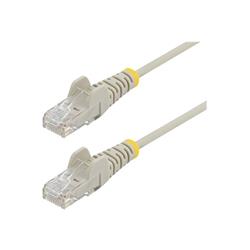 StarTech.com 2m CAT6 Cable - Grey Slim CAT6 Patch Cable - Snagless RJ45