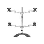 StarTech.com Quad-Monitor Stand - For up to 32" VESA Mount Monitors