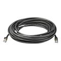 StarTech.com 10m CAT6a Ethernet Cable - Black - CAT6a STP Cable - Snagles