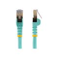 StarTech.com 10m CAT6a Ethernet Cable - Aqua - CAT6a STP Cable - Snagless