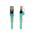 StarTech.com 10m CAT6a Ethernet Cable - Aqua - CAT6a STP Cable - Snagless