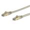 StarTech.com 5m CAT6a Ethernet Cable - Grey - CAT6a STP Cable - Snagless