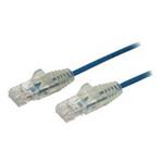 StarTech.com 1.5m CAT6 Cable - Blue Slim CAT6 Patch Cable - Snagless RJ45