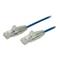 StarTech.com 1.5m CAT6 Cable - Blue Slim CAT6 Patch Cable - Snagless RJ45