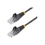 StarTech.com 3m CAT6 Cable - Black Slim CAT6 Patch Cable - Snagless