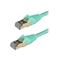 StarTech.com 1.5 m CAT6a Cable - Aqua- CAT6a STP Cable - Snagless RJ45