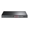 TP LINK 16-Port 10/100Mbps PoE+ Switch