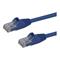 StarTech.com 1.5 m CAT6 Cable - Blue CAT6 Patch Cord - Snagless RJ45