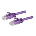 StarTech.com 1.5 m CAT6 Cable - Purple CAT6 Patch Cord - Snagless RJ45