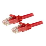 StarTech.com 1.5 m CAT6 Cable - Red CAT6 Patch Cord - Snagless RJ45