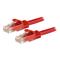 StarTech.com 1.5 m CAT6 Cable - Red CAT6 Patch Cord - Snagless RJ45