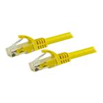 StarTech.com 1.5 m CAT6 Cable - Yellow CAT6 Patch Cord - Snagless RJ45