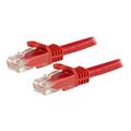 StarTech.com 7.5 m CAT6 Cable - Red CAT6 Patch Cord - Snagless RJ45