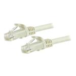StarTech.com 7.5 m CAT6 Cable - White CAT6 Patch Cord - Snagless RJ45