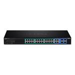 TRENDnet 28-Port Gigabit Web Smart  PoE+ Switch (370W)