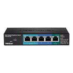 TRENDnet 5-Port Gigabit PoE+ Powered EdgeSmart Switch