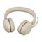 Jabra Evolve2 65 USB-C UC Stereo Headset with Desk Stand - Beige