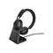 Jabra Evolve2 65 USB-A MS Stereo Headset with Desk Stand - Black