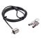 Dicota Security Cable T-Lock Base, keyed, 3x7mm slot