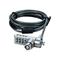 Dicota Security Cable T-Lock, combination, masterkeyed, 3x7mm slot