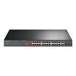 TP LINK TL-SL1226P 24-Port 10/100 Mbps + 2-Port Gigabit Rack Switch