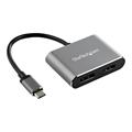 StarTech.com USB C Multiport Video Adapter - HDMI or DisplayPort - HDR 4K60 - Display Adapter