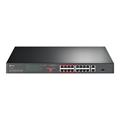 TP LINK JetStream TL-SL1218P - V1 Switch - 16 ports - Unmanaged - Rack-Mountable