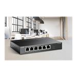 TP LINK TL-SF1006P - V1 Switch - Unmanaged - 6x 10/100 (4 PoE+) -  PoE+ (67 W)