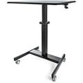 StarTech.com Mobile Standing Desk - Portable Sit Stand Ergonomic