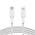 Belkin BOOST CHARGE Lightning to USB-C Cable - Braided - 1m - White