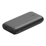 Belkin BOOST UP CHARGE 20000 mAh 30 Watt Fast Charge/PD USB-C Power Bank - Black