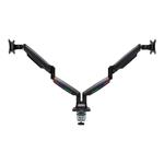 Kensington One-Touch Height Adjustable Dual Monitor Arm - Black