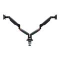 Kensington One-Touch Height Adjustable Dual Monitor Arm - Black