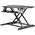 StarTech.com Corner Sit Stand Desk Converter with Keyboard Tray