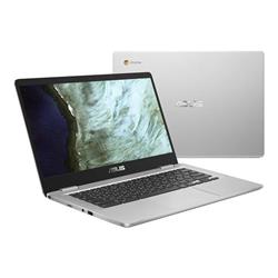 ASUS Chromebook C423NA Intel Celeron N3350 8GB 32GB 14" Chrome OS Silver Black