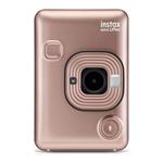 Fuji Instax Mini LiPlay Hybrid Instant Camera - Blush Gold
