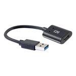 C2G 6in USB-C&reg; Female to USB-A Male SuperSpeed USB 5Gbps Adaptor