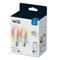 Wiz Home White and Colour Ambiance E14 Bulbs Twin Pack