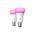Philips Hue White and Colour Ambiance Bulbs 2-Pack B22 9W