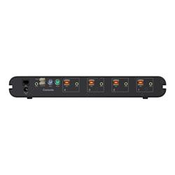 Belkin Advanced Secure KM Switch - keyboard/mouse/audio switch - 4 ports