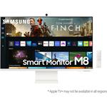 Samsung 32" M80B UHD Smart Monitor - White