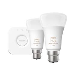 Philips Hue Colour 9W A60 B22 2-Pack